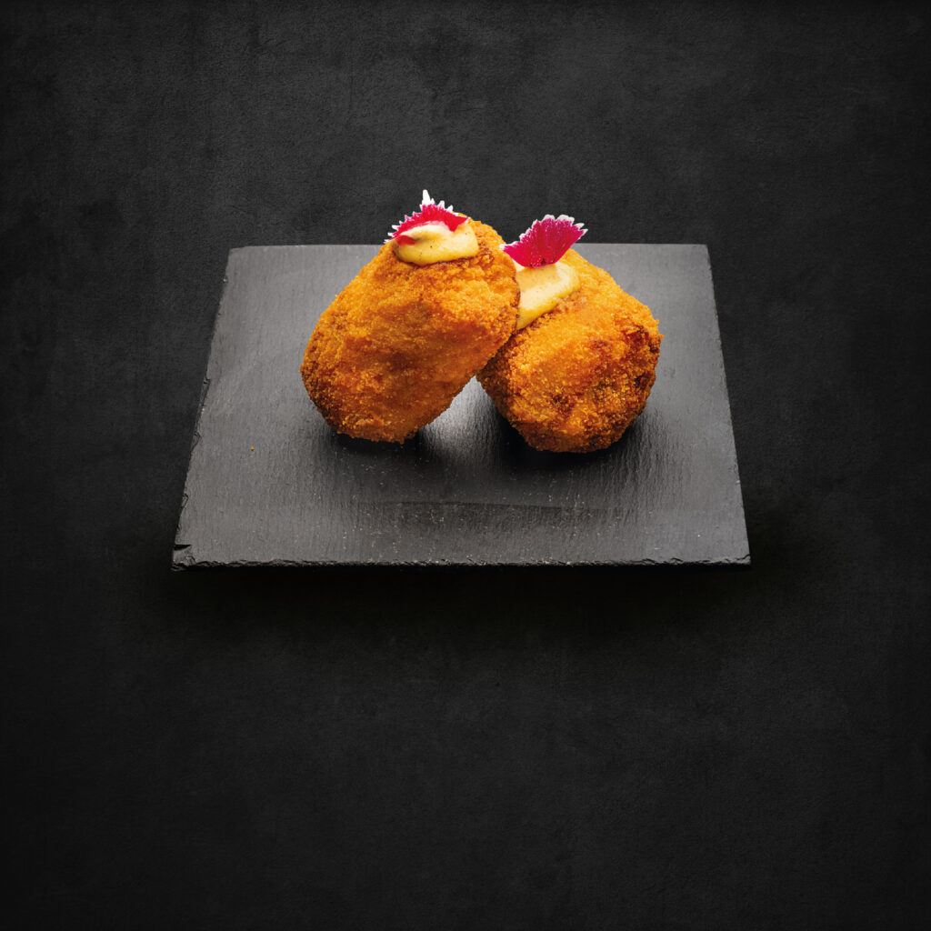 Croquetas de gamba roja