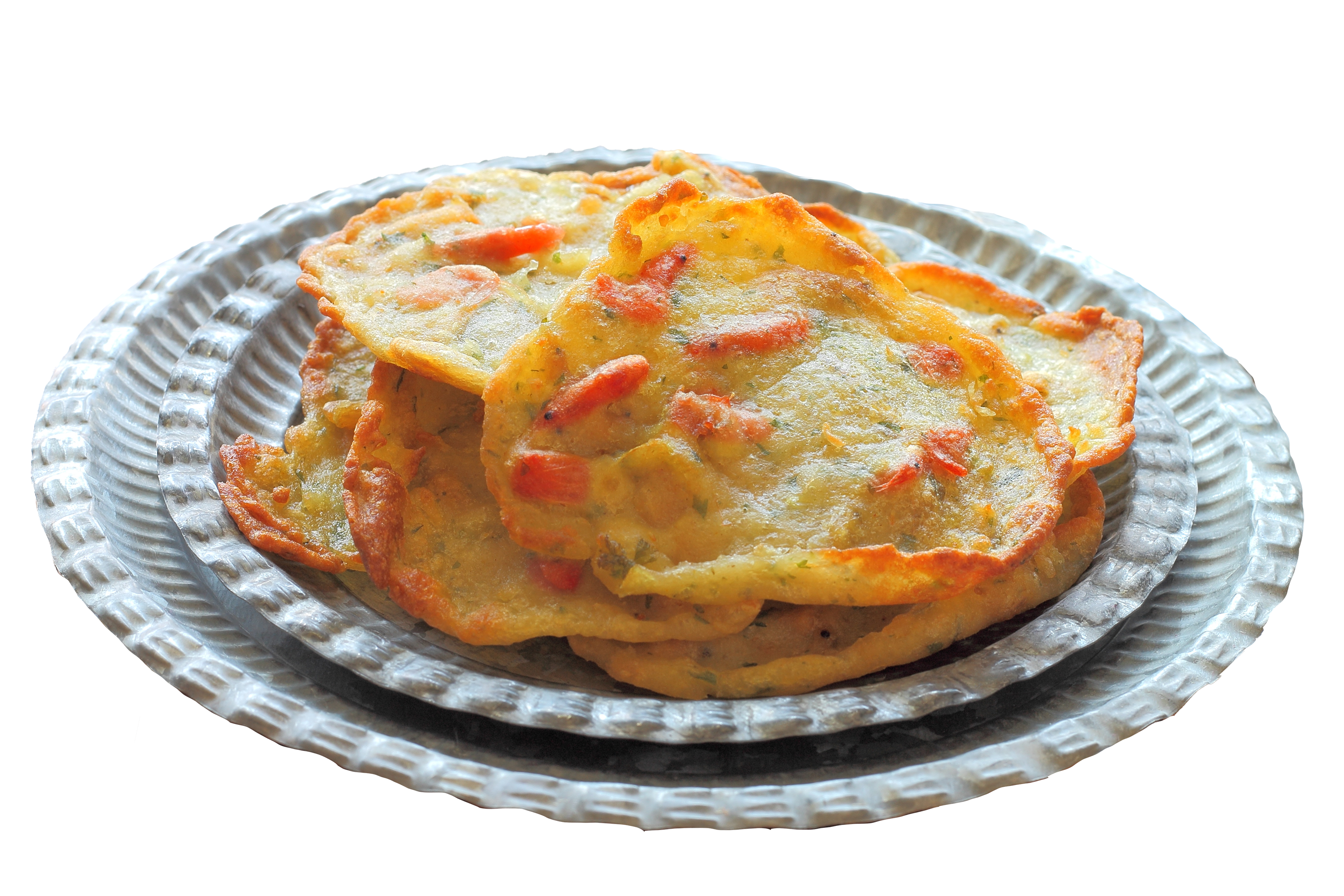Tortillas de camarón rojo