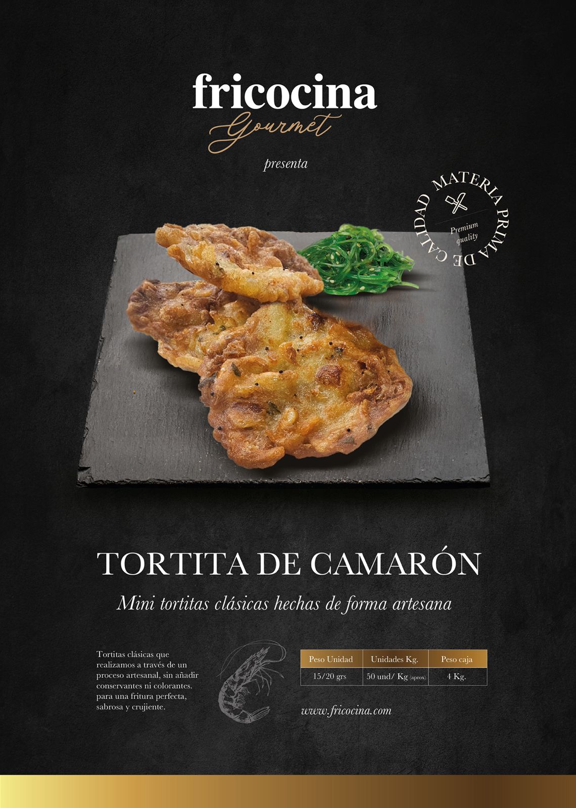 Tortita de camarón